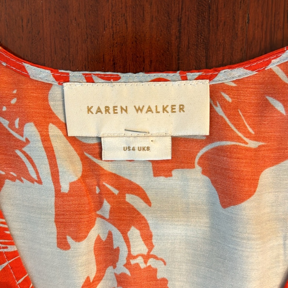 Karen Walker Astral Print Dress - Picture 5 of 8